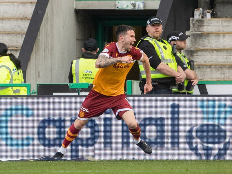 Completing a Motherwell hat-trick is Australian goal scorer Stamatelopoulos. It wasn't a weekend of high-scoring performances for strikers, but the 25-year-old's 7.7 rating secures him a place in the forward role. Had a 100% shot accuracy rate, and made 10 of his 14 passes successfully.