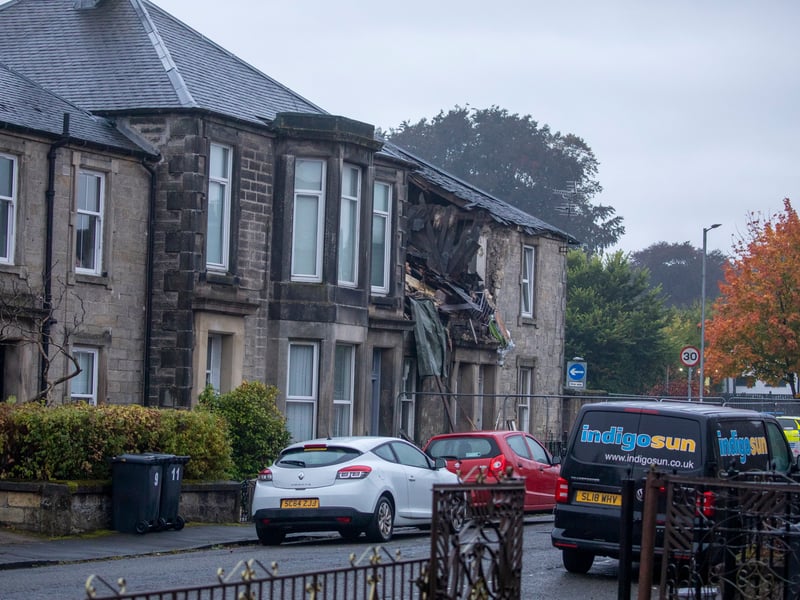 After the explosion, police and emergency crews implemented a number of road closures to allow room for the multi-agency response