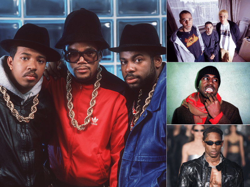 Run-D.M.C played a crucial role in bringing hip-hop into the mainstream and were among the first to incorporate rock elements into their music, especially with their cover of Aerosmith's "Walk This Way." That crossover paved the way for other rap/rock crossovers, while the likes of Beastie Boys, Kanye West and Travis Scott count the group as influences.