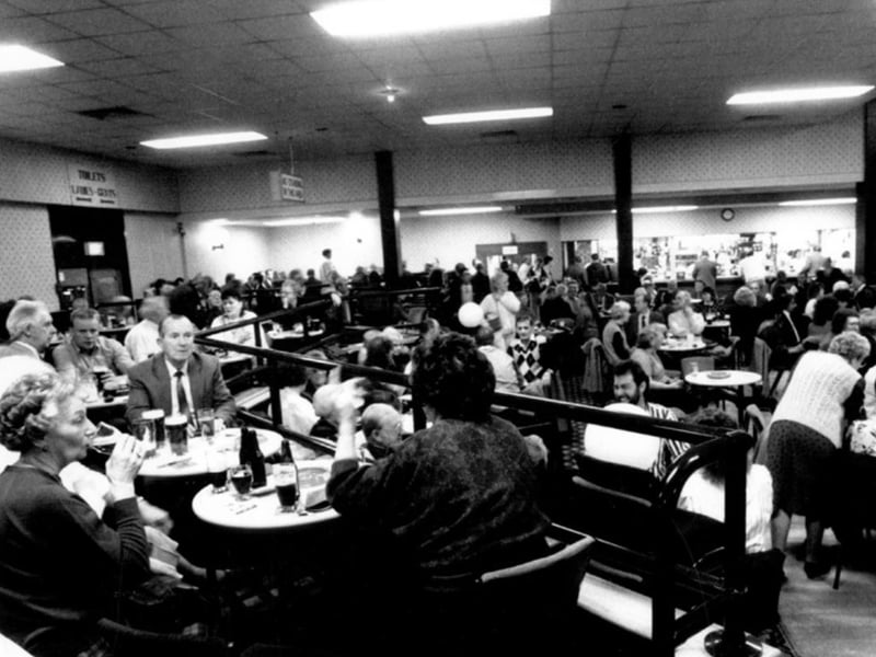 The concert room at Colley Working Men's Club, Sheffield, in 1989, when it boasted some 3,500 members