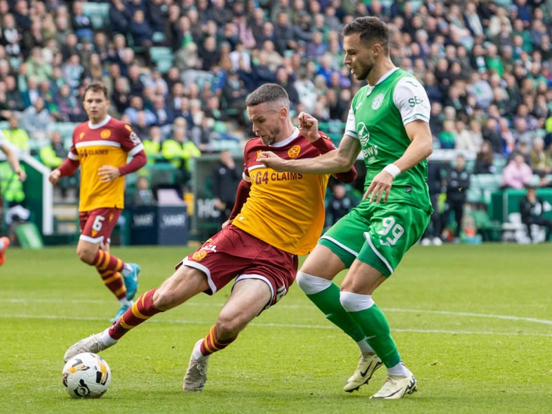 Another confirmed absentee for Motherwell boss Stuart Kettlewell, McGinn misses the game at Hampden due a thigh injury.