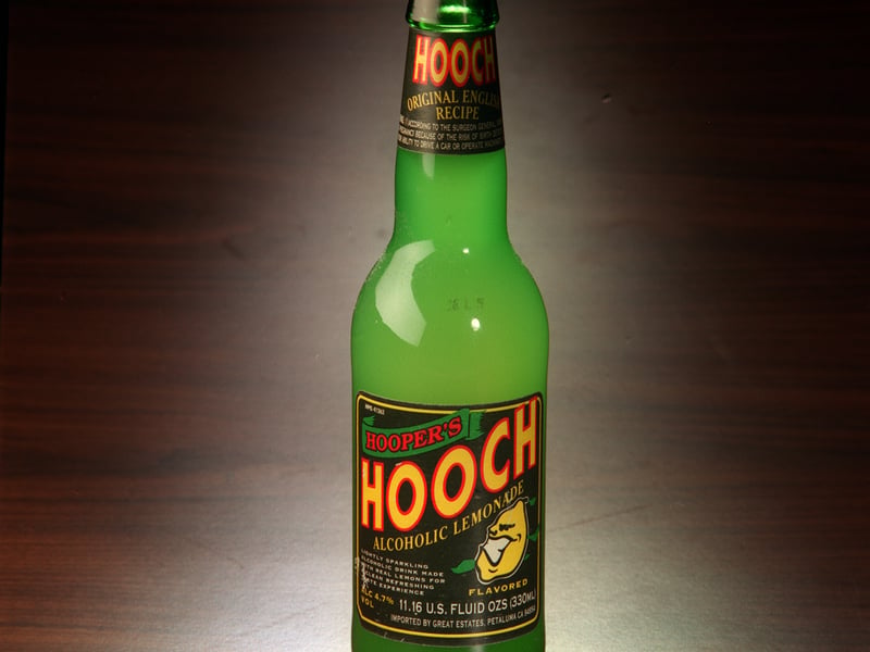 Hooper’s Hooch (often shortened to Hooch), is still an alcoholic beverage enjoyed today. However in the 1990s, it was a common favourite, in both its original flavour of lemon but also in a variety of other fruity flavours.