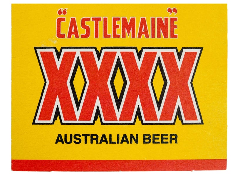 Castlemaine XXXX is an Australian beer produced by the Castlemaine brothers. The use of the four X’s in the name was used to indicate the strength of the ale. Despite it being a 1990s beer favourite, it has certainly been long-forgotten over the years.