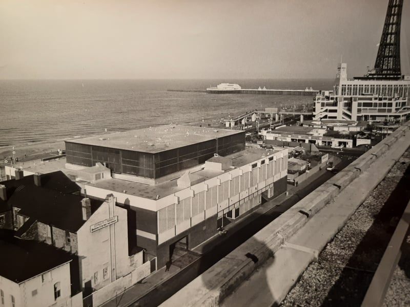 This is an aerial shot taken from Central Car Park