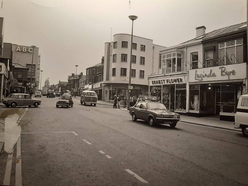 Further along Church Street with the ABC to the left. Traffic diversions were in place in this picture