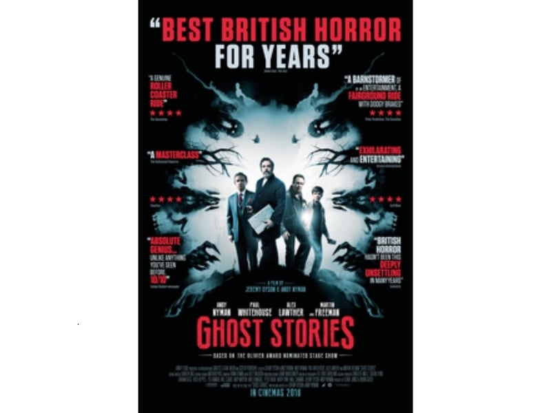 Written and directed by Jeremy Dyson and Andy Nyman (who also stars), Ghost Stories is a film adaptation of the pair's smash hit stage show of the same name. It's an anthology horror that follows a man dedicated to debunking the supernatural - and his investigations into three spooky events. Paul Whitehouse, Alex Lawther and Martin Freeman aslo star. It's available to stream on the BBCiPlayer.
