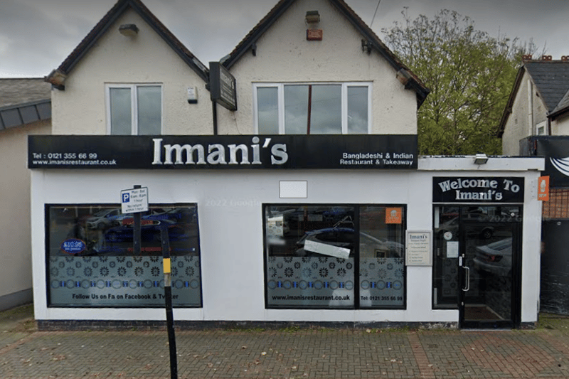 Imani’s Restaurant in Birmingham is regarded as one of the best places for curry in the area, and has been described as “cooked to perfection” by reviewers. It has a 4.8 star rating on Google reviews.