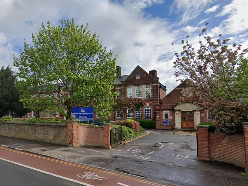 Rounding out the top 25, this is a girls’ secondary grammar school and sixth form in Chelmsford, Essex. It has selective entry, meaning students usually need to pass an exam or meet certain criteria to get in. 
In the 2022/23 academic year, it had an A Level point score of 45.84 - giving it an average grade of A-.