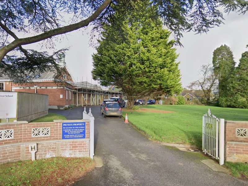 This is a secondary grammar school and sixth form in Colyton, Devon. It has selective entry, meaning students usually need to pass an exam or meet certain criteria to get in.
In the 2022/23 academic year, it had an A Level point score of 47.21 - giving it an average grade of A-.