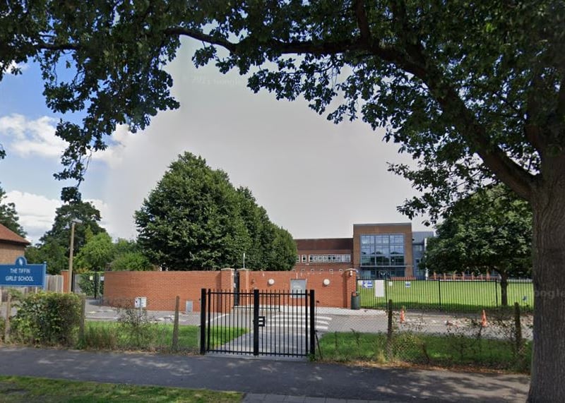 The Tiffin is a girls’ grammar school in Kingston upon Thames, Southwest London. It is selective, meaning prospective pupils have to pass a test or meet certain criteria to get in.
In the 2022/23 academic year, it had an A Level point score of 49.05 - giving it an average grade of A.