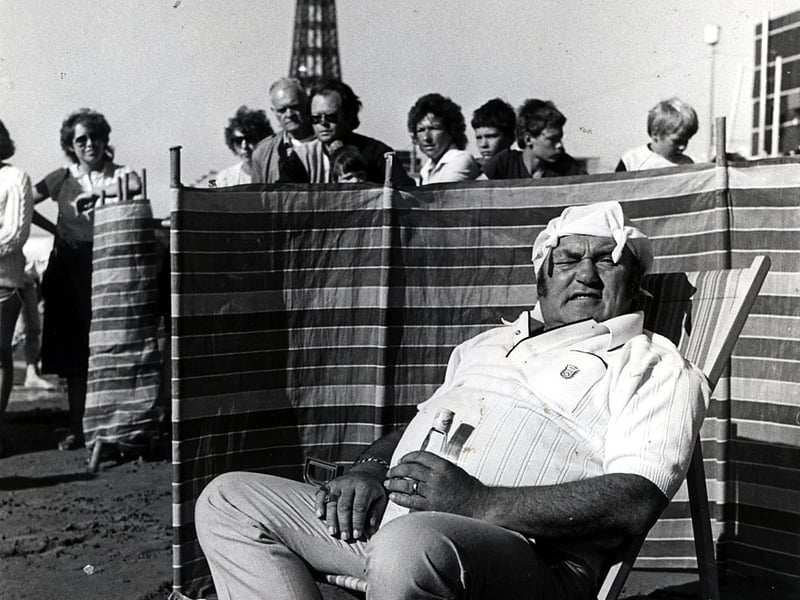 Beach Boy - Les Dawson filming "A Century of Stars"