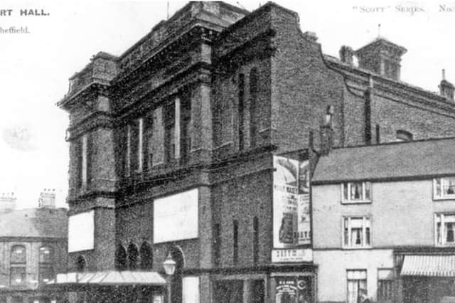 The celebrated soprano Nellie Melba, one of the biggest celebrities of her day, appeared at Albert Hall, Barker's Pool, with one enchanted reviewer describing her as 'golden-throated'. Melba toast and peach melba are both named after the famous singer, who performed several times in Sheffield. Albert Hall opened on December 15, 1873 as a concert hall and operated as a cinema from June 1918. It was destroyed by fire on July 14, 1937.
