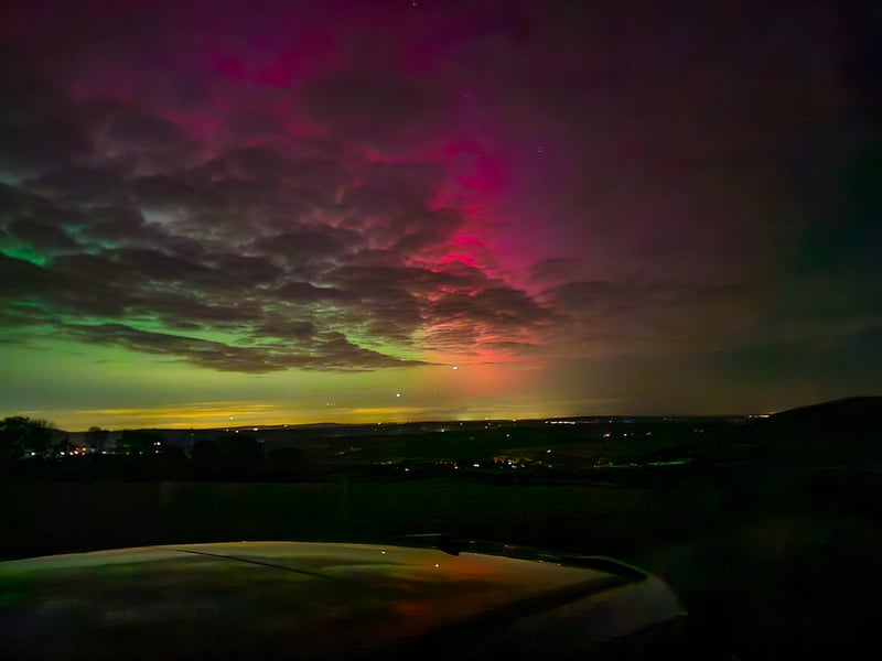 Phillip Bramble caught this stunning picture last night