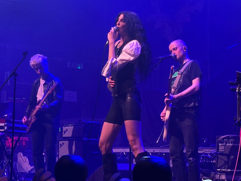 Glasgow's Lucia and the Best Boys warmed up the crowd before the headline act.