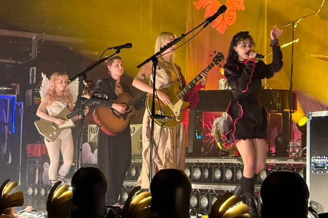 The Last Dinner Party played Glasgow's 02 Academy this week.