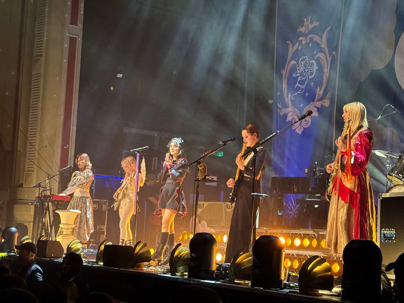 The band have become known for their theatrical live shows.
