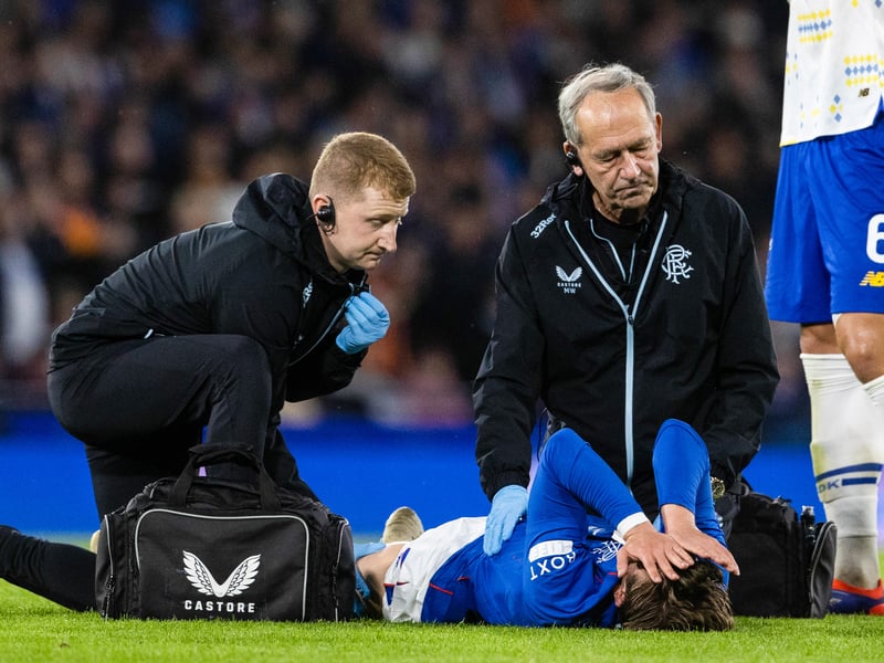 Has been out with a thigh injury since August. Returned to training, but will not feature tomorrow after Philippe Clement said "it is too fast to put him into a game tomorrow" but said he "is progressing well."