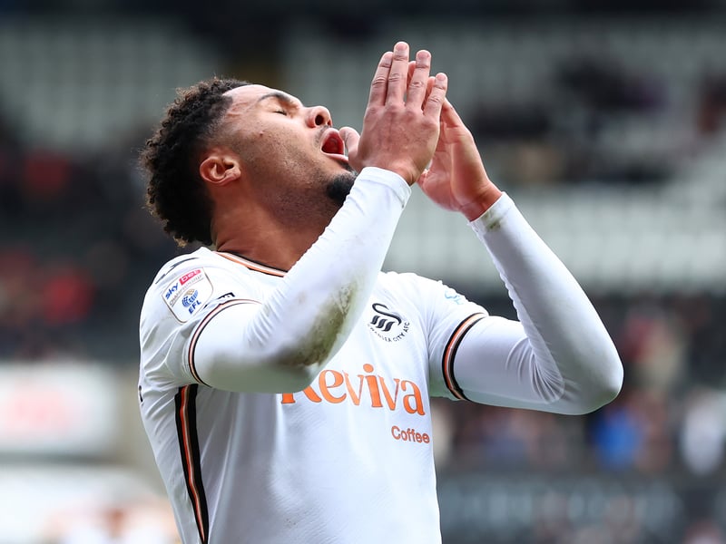 Seven outings so far since linking up with Championship rivals Swansea, but most of those have come off the bench.