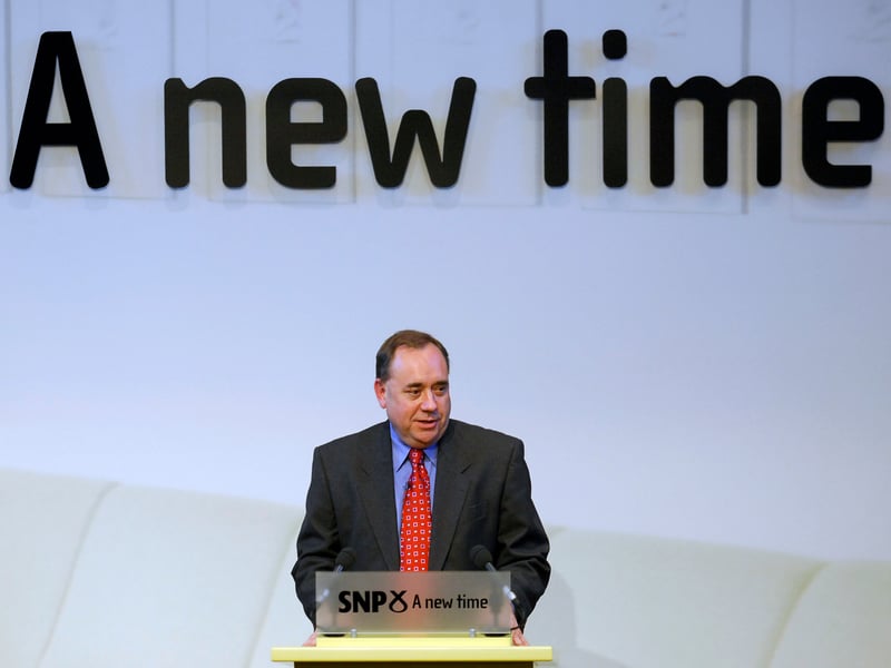 Alex Salmond makes his first speech, at The Hub on the Royal Mile in Edinburgh, after the announcement the SNP have defeated the Scottish Labour party in the 2007 election. Picture: Jane Barlow/NationalWorld
