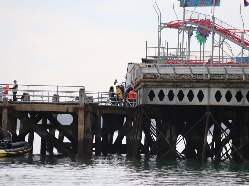 Ryan Gosling spotted on South Parade Pier, Southsea, Portsmouth
Picture: Habibur Rahman