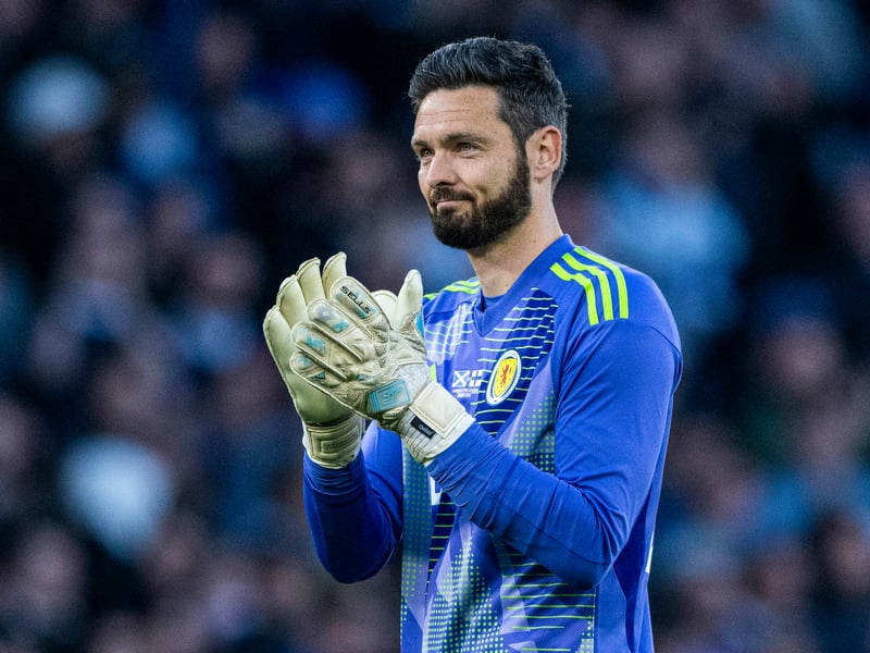 The Hearts stopper will pick up his 77th cap against Portugal at Hampden Park.