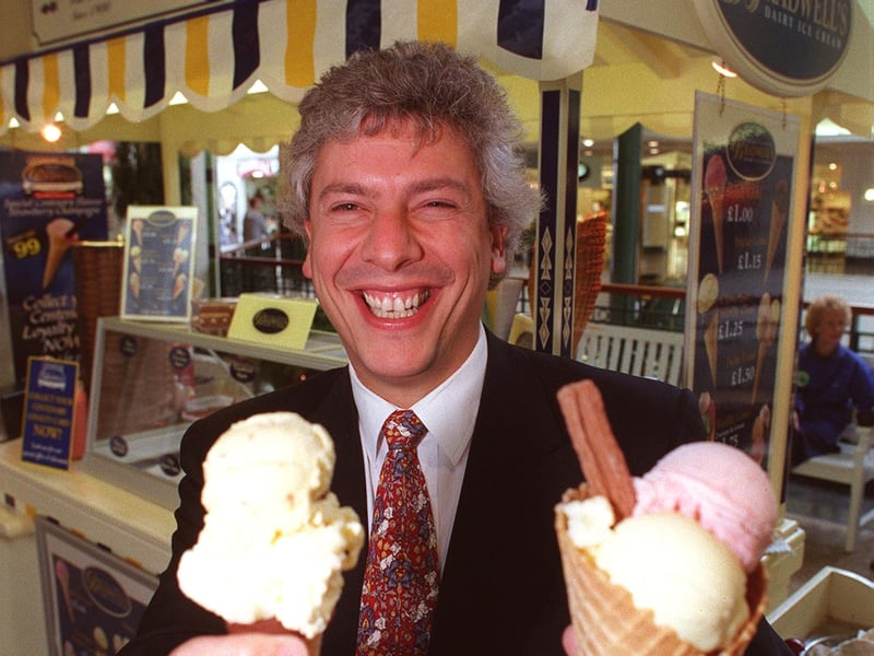 Lawrence Wosskow, of Bradwell's Ice Cream, pictured at Meadowhall