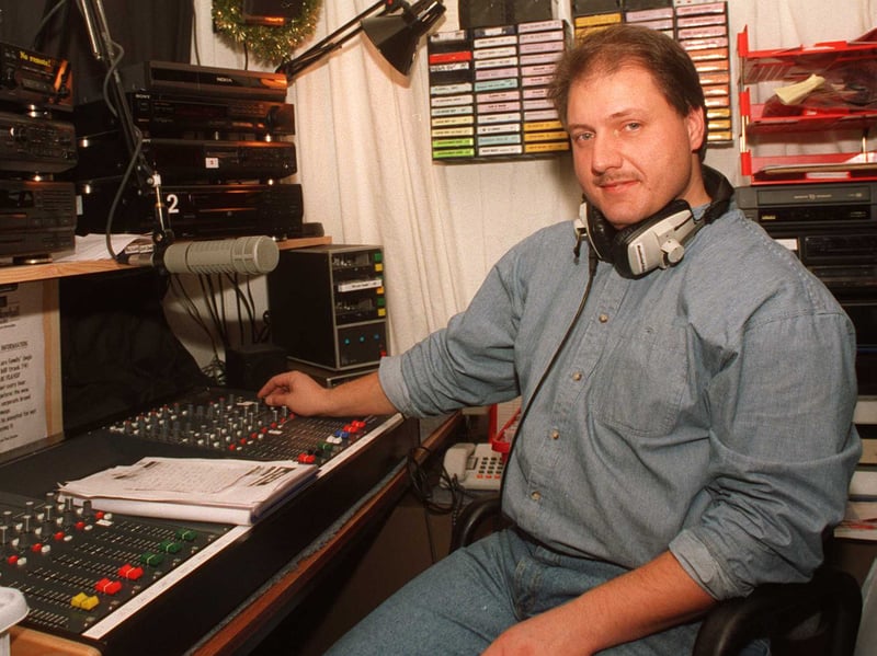 DJ Paul Godley at Meadowhall Radio Station