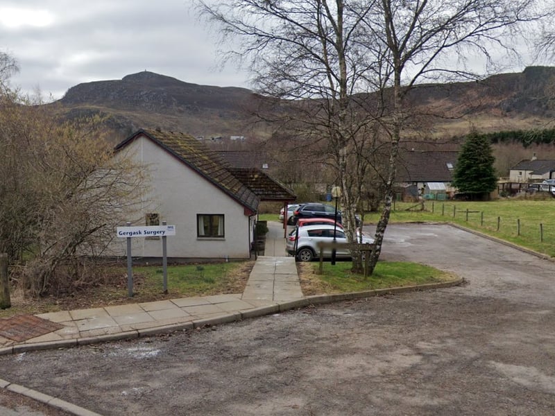 There were 97 responses from patients at Gergask Surgery in By Newtonmore, with 99% rating their overall experience as positive.