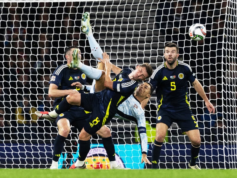 Neat and tidy. Absorbed pressure well and made quick decisive passes for his side while under pressure. Growing game on game. Completed 88% of his passes successfully despite being surrounding by Portugal shirts consistently.
