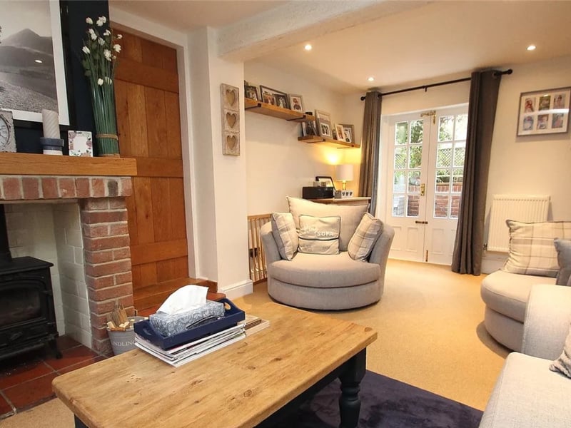 This three bedroom home comes with two reception rooms and one bathroom as well as a spacious back garden.