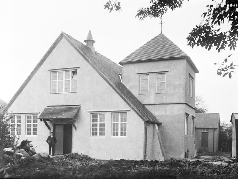 Newly built St Chad's Church Hall, Vicarage Road, Poulton