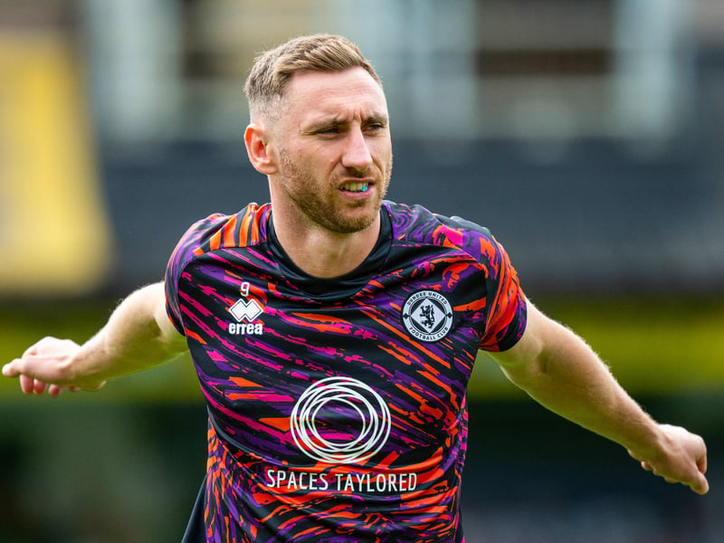 Scored in the club's last game against Motherwell, but will miss this weekend's game against Celtic due to ligament damage in his shoulder.