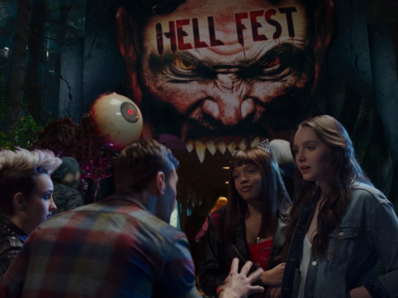 The little-seen 'Hell Fest' received mixed reviews from critics on its 2018 release. But the horror, which sees a group of teenagers being stalked by a serial killer at a Halloween carnival doesn't skimp on the jump scares - with a total of 28.