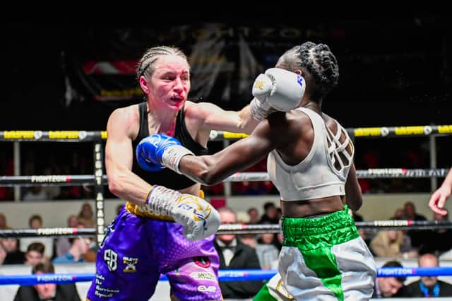Nicola Hopewell in bloody battle at Skate Central