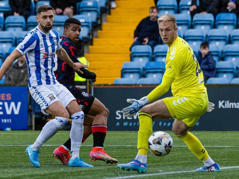 Philippe Clement's replacements did not have the desired effect with Neraysho Kasanwirjo playing Marley Watkins onside for the Kilmarnock winner and Hamza Igamane (pictured) missing a good chance to claim a point in injury time. Kieran Dowell set up that chance with a neat pass - making him the pick of the subs - while Nicolas Raskin and Leon Balogun were also introduced in the second half.