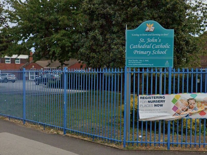 At the top of the list is St John’s, a Catholic primary school in the Landport area. It was formerly rated ‘good’ overall by Ofsted.
In the school year ending 2023, 77% of its pupils met the expected standards in reading, writing and maths, compared to 49% locally and 60% nationally.