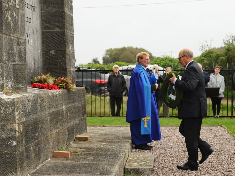 A service to commemorate Trafalgar Day and the life of Admiral Lord Nelson took place on Monday, October 21, 2024 at Nelson Monument on Portsdown Hill.