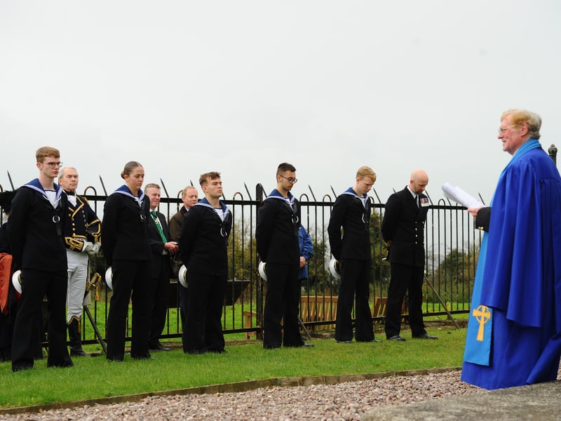 A service to commemorate Trafalgar Day and the life of Admiral Lord Nelson took place on Monday, October 21, 2024 at Nelson Monument on Portsdown Hill.