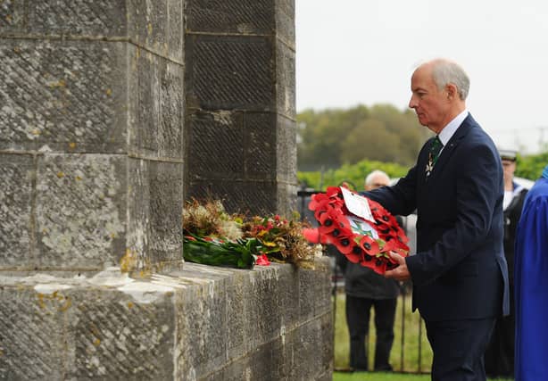 A service to commemorate Trafalgar Day and the life of Admiral Lord Nelson took place on Monday, October 21, 2024 at Nelson Monument on Portsdown Hill.