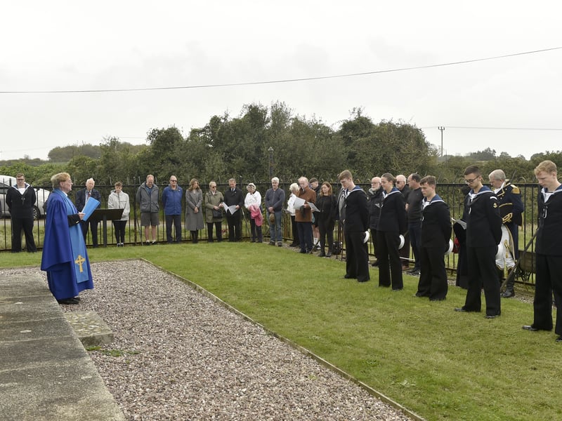 A service to commemorate Trafalgar Day and the life of Admiral Lord Nelson took place on Monday, October 21, 2024 at Nelson Monument on Portsdown Hill.