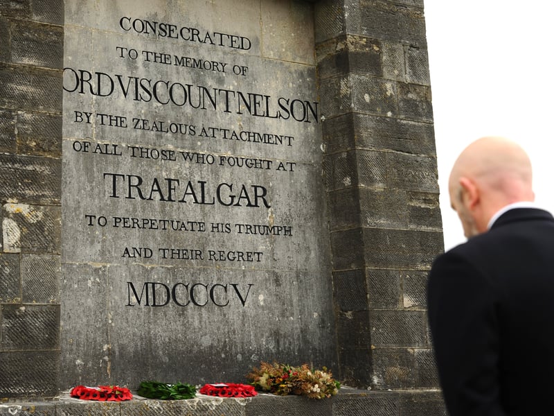 A service to commemorate Trafalgar Day and the life of Admiral Lord Nelson took place on Monday, October 21, 2024 at Nelson Monument on Portsdown Hill.