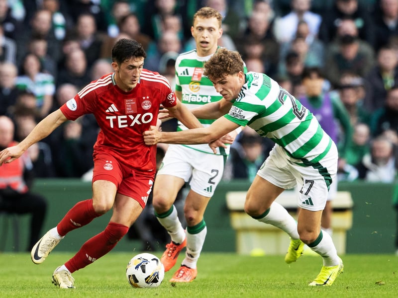 Another top-notch performance from McGrath resulted in him being handed an 8.7 rating in the 2-2 draw with Celtic. The Irishman was the most fouled player in the game (5), created three chances for his team and got the assist for both goals. Excellent again from the Aberdeen midfielder.