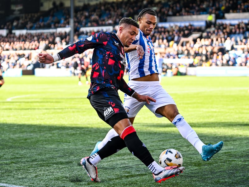 Killie's top performer in the 1-0 win over Rangers, he was rated at 8.2 for his display. Won 100% of his ground duels and 100% of his tackles.
