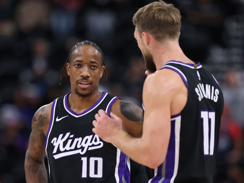 After trading in DeMar DeRozan from the Bulls, the Kings starting five now looks tasty, with Domantas Sabonis one of the league's best players and a double-double machine. They have odds of 50/1.