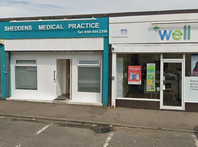 There were 92 responses from patients at Sheddens Medical Practice in Clarkston, Glasgow, with 91% rating their overall experience as positive.