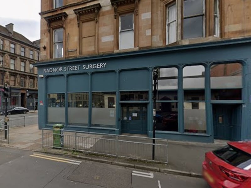 There were 95 responses from patients at Drs Melrose and Sharp Partnership in Radnor Street Surgery, Glasgow, with 93% rating their overall experience as positive.