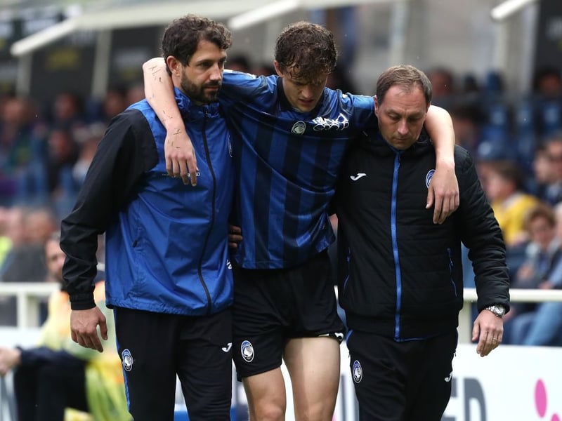 The young Italian centre-back will be out until next year after picking up an ACL injury in June. Definitely out.
