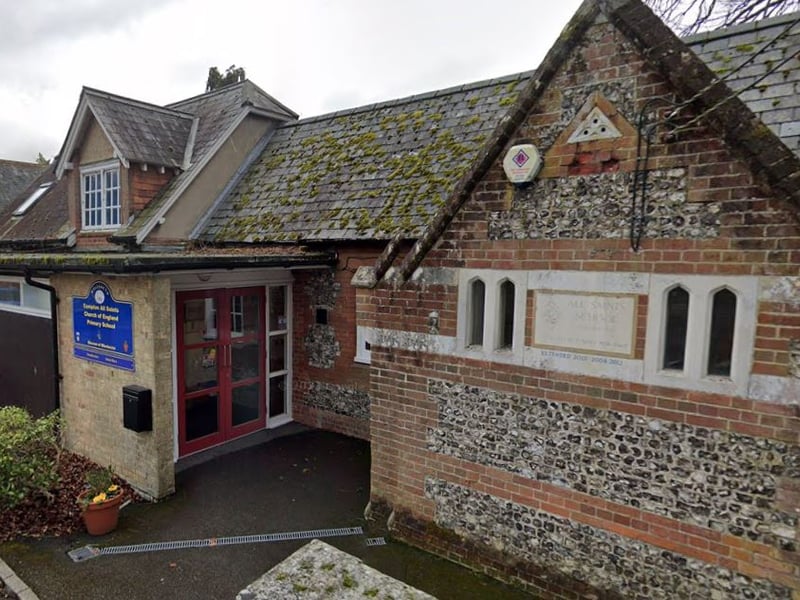 All Saints is a maintained Anglican primary school in Compton End, Winchester. It has a roll size of about 99, and was most recently rated ‘good’ overall by Ofsted.
In the 2023/24 school year, 82% of its pupils also met the Government’s expected standard in reading, writing, and maths – compared to averages of 60% locally and 61% nationally.