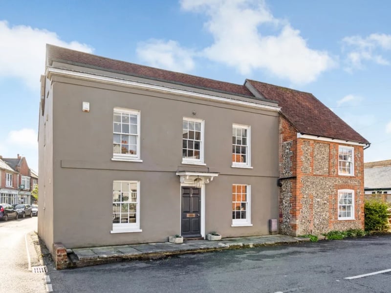 This home comes with three bedrooms, two bathrooms and two reception rooms. 