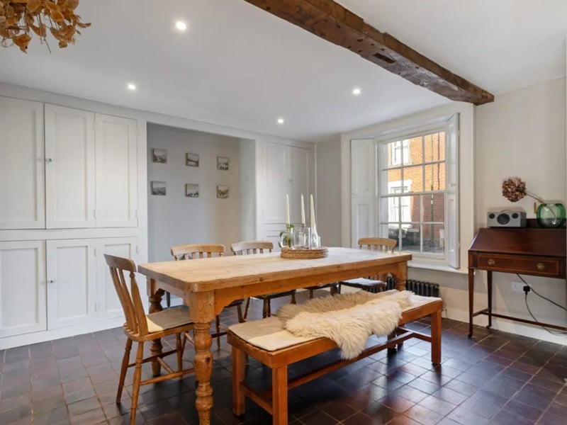 The listing says: "This beautifully renovated Grade ii-listed Georgian townhouse is set in the heart of the charming village of Westbourne, just a short distance from the harbour at Emsworth." 
